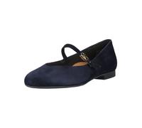 Riemchenballerina PAUL GREEN "Paul Green Ballerinas Leder", Damen, Gr. 41, blau, Leder, Schuhe (95415627-41) blau