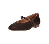 Riemchenballerina PAUL GREEN "Paul Green Ballerinas Veloursleder", Damen, Gr. 38, braun (moro), Veloursleder, Schuhe Riemchenballerina (56877026-38) moro
