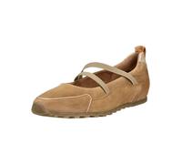 Riemchenballerina PAUL GREEN "Paul Green Ballerinas Veloursleder", Damen, Gr. 39, hellbraun, Veloursleder, Schuhe Riemchenballerina (62490829-39) hellbraun