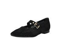Riemchenballerina PAUL GREEN "Paul Green Ballerinas Veloursleder", Damen, Gr. 41, schwarz, Veloursleder, Schuhe Riemchenballerina (54914124-41) schwarz