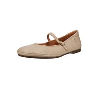 Riemchenballerina PIKOLINOS "PIKOLINOS Ballerinas Leder", Damen, Gr. 36, stone, Leder, Schuhe Riemchenballerina (85084431-36) stone