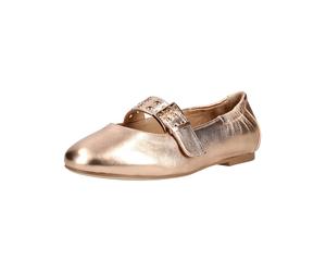 Riemchenballerina REGARDE LE CIEL "Regarde Le Ciel Ballerinas Leder", Damen, Gr. 37, rosa (gold), Leder, Schuhe Riemchenballerina (70182021-37) gold