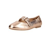 Riemchenballerina REGARDE LE CIEL "Regarde Le Ciel Ballerinas Leder", Damen, Gr. 40, rosa (gold), Leder, Schuhe Riemchenballerina (70182021-40) gold