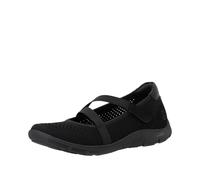 Riemchenballerina REMONTE, Damen, Gr. 43, schwarz, Lederimitat, Textil, Basic, Schuhe Riemchenballerina, Klettschuh, Slipper mit Lite´n Soft-Ausstattung (49023518-43) schwarz