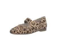 Riemchenballerina REMONTE "Remonte Ballerinas Leder", Damen, Gr. 38, leopard, Leder, Schuhe Riemchenballerina (18822326-38) leopard