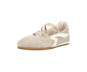 Riemchenballerina REPLAY "Replay Ballerinas Leder", Damen, Gr. 39, beige, braun, Leder, Schuhe Riemchenballerina (45173818-39) beige, braun