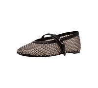 Riemchenballerina STEVE MADDEN "STEVE MADDEN Ballerinas Lederimitat/Mesh", Damen, Gr. 38, schwarz, Lederimitat, Textil, Schuhe Riemchenballerina (51553343-38) schwarz