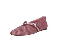 Riemchenballerina STEVE MADDEN "STEVE MADDEN Ballerinas Textil", Damen, Gr. 40, pink, Textil, Schuhe Riemchenballerina (39741129-40) pink