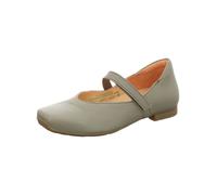 Riemchenballerina THINK "Think Ballerinas Leder", Damen, Gr. 38,5, grün, Leder, Schuhe Riemchenballerina (78792757-38,5) grün