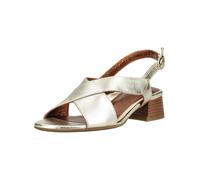 Riemchensandale ARA "Ara Sandalen Glattleder", Damen, Gr. 37,5, silber, Glattleder, Schuhe Riemchensandale (55393823-37,5) silber