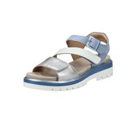 Riemchensandale ARA "Ara Sandalen Leder", Damen, Gr. 40, blau, Leder, Schuhe Riemchensandale (74658313-40) blau