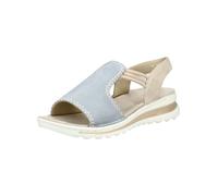Riemchensandale ARA "Ara Sandalen Leder", Damen, Gr. 40, blau, Leder, Schuhe Riemchensandale (18956856-40) blau