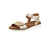 Riemchensandale ARA "Ara Sandalen Veloursleder", Damen, Gr. 39, beige (sand), Veloursleder, Schuhe Riemchensandale (85332937-39) sand