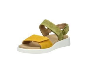 Riemchensandale ARA "Ara Sandalen Veloursleder", Damen, Gr. 40, grün, Veloursleder, Schuhe Riemchensandale (69852529-40) grün