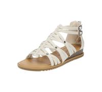 Riemchensandale BLOWFISH "Blowfish Sandalen Lederimitat", Damen, Gr. 41, bone, Lederimitat, Schuhe Riemchensandale (96431301-41)