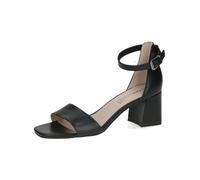Riemchensandale CAPRICE "Caprice Sandalen Nappaleder", Damen, Gr. 36, schwarz, Nappaleder, Schuhe Riemchensandale (62932231-36) schwarz