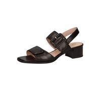 Riemchensandale CAPRICE "Caprice Sandalen Nappaleder", Damen, Gr. 37, schwarz, Nappaleder, Schuhe Riemchensandale (33267854-37) schwarz