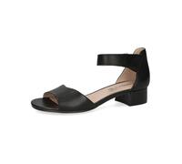 CAPRICE Damen Sandalen mit Absatz aus Leder mit Riemchen, Schwarz (Black Nappa), 40 EU