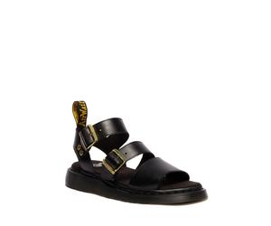 Riemchensandale DR. MARTENS "Gryphon", Damen, Gr. 38, schwarz, Leder, Schuhe Riemchensandale, Römersandale, Sommerschuh im derben Dr. Martens Look - schmale Form (69911262-38) schwarz