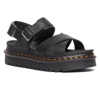 Riemchensandale DR. MARTENS "Voss", Damen, Gr. 39, schwarz, Glattleder, Schuhe Riemchensandale, Plateausandale, Sandalette, Sommerschuh mit Schnallenverschlüssen (46856251-39) schwarz
