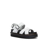 Riemchensandale DR. MARTENS "Voss", Damen, Gr. 39, weiß, Glattleder, Schuhe Riemchensandale, Plateausandale, Sandalette, Sommerschuh mit Schnallenverschlüssen (89159467-39) weiß