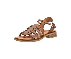 Riemchensandale EVERYBODY "Everybody Sandalen Leder", Damen, Gr. 40, cuoio, Leder, Schuhe Riemchensandale (33555458-40) cuoio