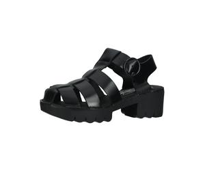 Riemchensandale FLY LONDON "Fly London Sandalen Leder", Damen, Gr. 37, schwarz, Leder, Schuhe Riemchensandale (65119227-37) schwarz