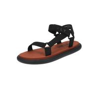 Riemchensandale FLY LONDON "Fly London Sandalen Leder", Damen, Gr. 38, schwarz, Leder, Schuhe Riemchensandale (42485012-38) schwarz