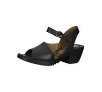 Riemchensandale FLY LONDON "Fly London Sandalen Leder", Damen, Gr. 39, schwarz, Leder, Schuhe Riemchensandale (91948341-39) schwarz