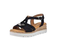 Plateausandaletten GABOR "Plateau Sandale", Damen, Gr. 37,5, blau, Schuhe (95110218-37,5) blau