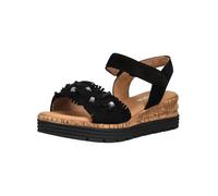 Riemchensandale GABOR COMFORT "Gabor Comfort Sandalen Leder", Damen, Gr. 37,5, schwarz, Leder, Schuhe Riemchensandale (45682833-37,5) schwarz