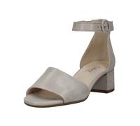 Riemchensandale GABOR COMFORT "Gabor Comfort Sandalen Leder", Damen, Gr. 38,5, beige, Leder, Schuhe Riemchensandale (91304549-38,5) beige