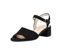 Riemchensandale GABOR COMFORT "Gabor Comfort Sandalen Leder", Damen, Gr. 42, schwarz, Leder, Schuhe Riemchensandale (12981745-42)