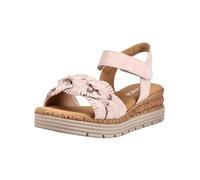 Riemchensandale GABOR COMFORT "Gabor Comfort Sandalen Veloursleder", Damen, Gr. 38, rosa, Veloursleder, Schuhe Riemchensandale (74938756-38) rosa