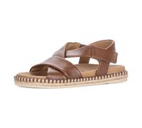 Riemchensandale GABOR, Damen, Gr. 38, cognac, Nappaleder, Schuhe Riemchensandale, Plateau, Sandalette mit weichen Riemchen (55593229-38) cognac