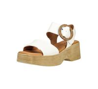 Riemchensandale GABOR "Gabor Sandalen Glattleder", Damen, Gr. 40,5, weiß, Glattleder, Schuhe Riemchensandale (50015816-40,5) weiß