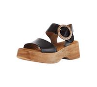 Riemchensandale GABOR "Gabor Sandalen Nappaleder", Damen, Gr. 40, schwarz, Nappaleder, Schuhe Riemchensandale (13628221-40) schwarz