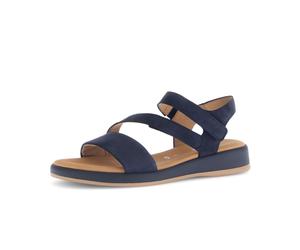 Riemchensandale GABOR "Riemchensandale", Damen, Gr. 35,5, blau, Schuhe Riemchensandale (41235649-35,5) blau