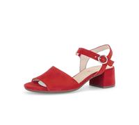 Riemchensandale GABOR "Riemchensandale", Damen, Gr. 35,5, rot, Schuhe Riemchensandale (49595837-35,5) rot