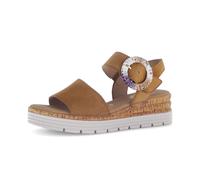 Riemchensandale GABOR "Riemchensandale", Damen, Gr. 35, braun, Schuhe Riemchensandale (84428904-35) braun