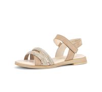 Riemchensandale GABOR "Riemchensandale", Damen, Gr. 36, beige, Schuhe Riemchensandale (39381459-36) beige