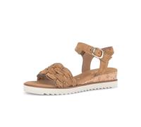 Riemchensandale GABOR "Riemchensandale", Damen, Gr. 36, braun, Schuhe Riemchensandale (95684120-36) braun