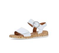 Riemchensandale GABOR "Riemchensandale", Damen, Gr. 37,5, weiß, Schuhe Riemchensandale (59456416-37,5)