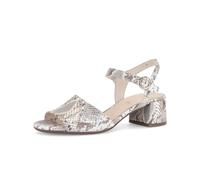 Riemchensandale GABOR "Riemchensandale", Damen, Gr. 38,5, beige, Schuhe Riemchensandale (36303426-38,5) beige