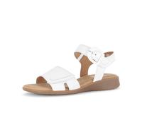 Riemchensandale GABOR "Riemchensandale", Damen, Gr. 38,5, weiß, Schuhe Riemchensandale (76130917-38,5) weiß