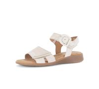 Riemchensandale GABOR "Riemchensandale", Damen, Gr. 38, beige, Schuhe Riemchensandale (10947824-38) beige