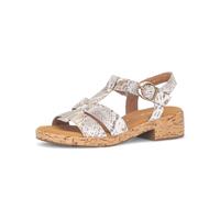 Riemchensandale GABOR "Riemchensandale", Damen, Gr. 38, grün, Schuhe Riemchensandale (99133717-38) grün
