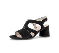 Riemchensandale GABOR "Riemchensandale", Damen, Gr. 38, schwarz, Schuhe Riemchensandale (39256349-38) schwarz