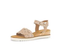 Riemchensandale GABOR "Riemchensandale", Damen, Gr. 39, beige, Schuhe Riemchensandale (49479214-39) beige