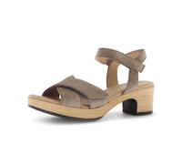 Riemchensandale GABOR "Riemchensandale", Damen, Gr. 39, braun, Schuhe Riemchensandale (90787941-39) braun